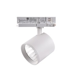 Lamper LEDlife 30W hvid skinnespot - 175 lm/W, RA 90, 38 grader, 3-faset