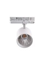 30W 3-faset RA90 skinnespot - 175 lm/W, 38 grader, Hvid