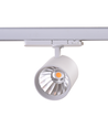30W 3-faset RA90 skinnespot - 175 lm/W, 38 grader, Hvid