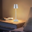 Opladelig LED bordlampe Inde/ude - Grå, touch dæmpbar, CCT, IP54 udendørs