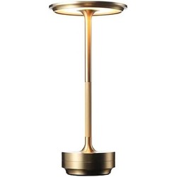 Black Friday Opladelig LED bordlampe - Guld, touch dæmpbar, CCT, IP20