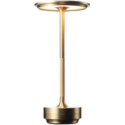 Lamper Opladelig LED bordlampe Inde/ude - Guld, touch dæmpbar, CCT, IP54 udendørs
