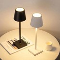 Opladelig LED bordlampe Inde/ude - Guld, IP54 udendørs, touch dæmpbar