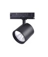 30W 3-faset RA90 skinnespot - 175 lm/W, 38 grader, Sort