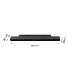 17W RA90 SHIFT Grid - 30 cm, Sort, UGR19
