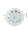 MR16 eller GU10 Downlight kit - Uden lyskilde, hvid, Hul: Ø7,4 cm, mål: Ø8,2 cm