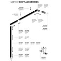 Spectrum SHIFT endestykker til skinner - 2 stk, hvid