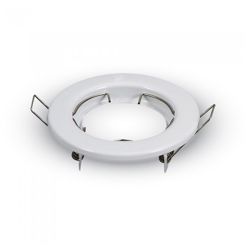 2stk MR16 eller GU10 Downlight kit - Uden lyskilde, blank hvid, Hul: Ø6,5 cm, Mål: Ø8 cm