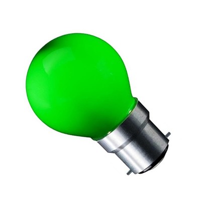 B22 1,8W CARNI LED pære - Grøn