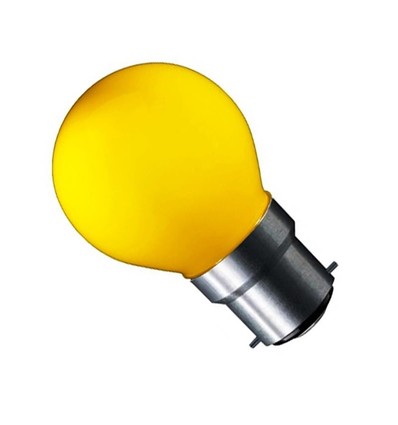 B22 1,8W CARNI LED pære - Gul