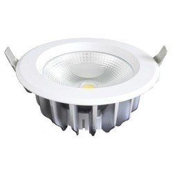 Diverse Restsalg: V-Tac 10W LED indbygningsspot - Hul: Ø12 cm, Mål: Ø13.5 cm, 230V
