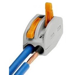 230V LED dæmpere Skrueløs samlemuffe til 2 ledninger