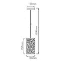 Restsalg: V-Tac pendellampe - Mat hvid, metal, E27