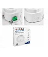 12W LED sensorlampe - IP20 indendørs, Samsung LED chip, PIR sensor, inkl. lyskilde
