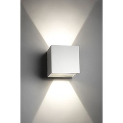 Væglamper V-Tac 5W LED hvid væglampe - Firkantet, justerbar spredning, IP65 udendørs, 230V, inkl. lyskilde