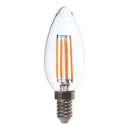 E14 LED V-Tac 4W LED kertepære - Dæmpbar, Kultråd, E14
