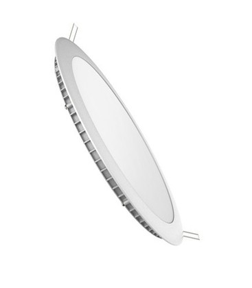 V-Tac 18W LED indbygningspanel - Hul: Ø21 cm, Mål: Ø22,5 cm, 230V