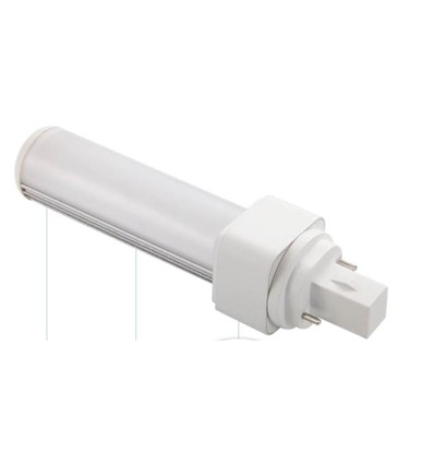 G24D 9W LED pære - Direkte/Ballast kompatibel, 180°, Erstat 26W