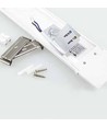 150cm 50W komplet LED armatur - 6 års garanti
