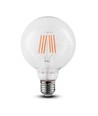 E27 6W LED globepære - Ø12,5 cm, Samsung LED chip, Kultråd