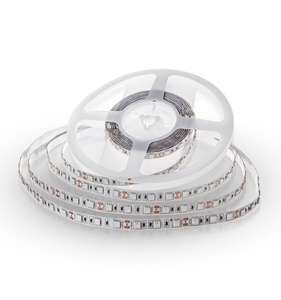 5m 10,8W/m LED strip - 12V DC, IP20, 60 LED pr. meter