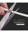 5m 4,2W/m stænktæt LED strip - 12V DC, IP65, 60 LED pr. meter