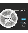 5m 11W/m stænktæt LED strip - 12V DC, IP65, 60 LED pr. meter
