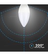 E14 4W LED pære - 200° spredning