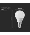 E14 3,7W LED pære - P45