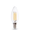 E14 4W LED kertepære - Kultråd