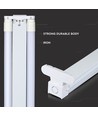 60cm T8 LED grundarmatur - Til 2x 60cm LED rør, IP20 indendørs