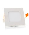 3W 8,4x8,4cm LED indbygningspanel - Hul: 7,3 x 7,3 cm, Mål: 8,4 x 8,4 cm