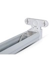 120cm T8 LED grundarmatur - Til 2x 120cm LED rør, IP20 indendørs