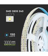 5m 18W/m LED strip - 12V DC, IP20, Høj lumens, 240LED