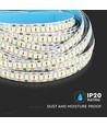 5m 18W/m LED strip - 12V DC, IP20, Høj lumens, 240LED