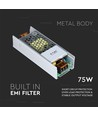 75W / 12V Strømforsyning - 6A, IP20