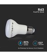 E27 8W LED spotpære - R63, Samsung LED chip