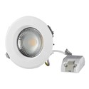 Outlet: V-Tac 20W LED indbygningsspot - Hul: Ø16,7 cm, Mål: Ø18 cm, 230V