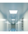 Outlet: 60x60 LED panel, 32W - Højde:13mm, 120lm/W, hvid kant