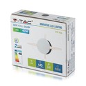 Outlet: V-Tac 4W LED hvid væglampe - Rund, IP65 udendørs, 230V, inkl. lyskilde