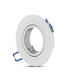 MR16 eller GU10 Downlight kit, Uden lyskilde, Mat hvid, Hul: Ø7,5 cm, Mål: Ø9,1 cm