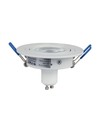 MR16 eller GU10 Downlight kit, Uden lyskilde, Mat hvid, Hul: Ø7,5 cm, Mål: Ø9,1 cm