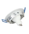 MR16 eller GU10 Downlight kit, Uden lyskilde, Mat hvid, Hul: Ø7,5 cm, Mål: Ø9,1 cm