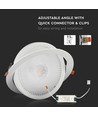 30W Ø22,5cm LED spotlight - Hul: Ø19,5 cm, Mål: Ø22,5 cm, 3 cm høj, Samsung LED chip